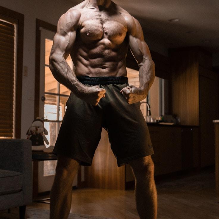 Professional gym with weight equipment